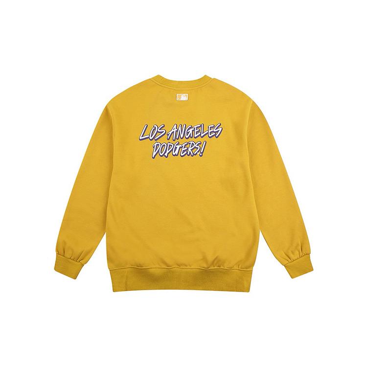 MLB LA DODGERS Sweatshirt Unisex Yellow 31MT16961-07D