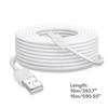 Прочный USB-Micro USB кабель для зарядки, кабель питания для камеры видеонаблюдения, прочный и простой в использовании, только для зарядки