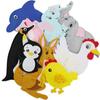 Moms Board Felt Magnetic Animal Family, 1, 9 Pieces, Korea Best Toddler Puzzle