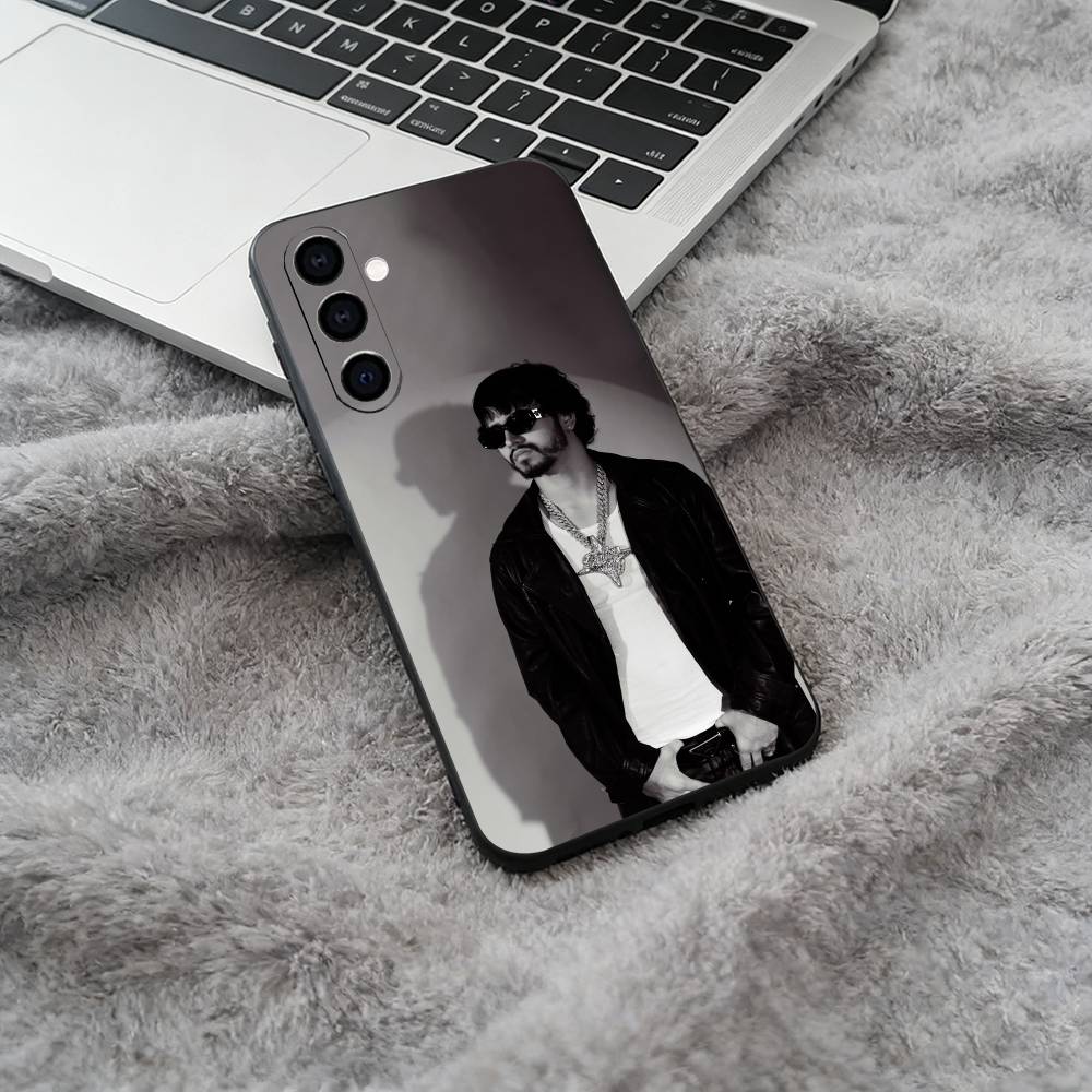 Rapper-Clarent Black Soft Silicone Phone Case for Samsung Galaxy A73, A71, A72, A70, A53, A52, A51