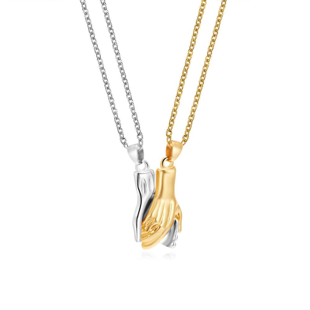 Я люблю тебя, лучшие друзья, парное ожерелье, ювелирные изделия, головоломка, BFF, ключ, замок, тайцзи, сердечки, подвески, ожерелья для женщин и мужчин, подарок, колье