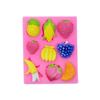 Multiple Fruit DIY Fondant Cake Banana Grape Strawberry Peach Orange Corn Silicone Mold