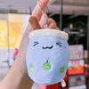Cartoon Panda Cute Rabbit Fruit Milk Tea Cup Plush Toy Pendant Keychain For Kids