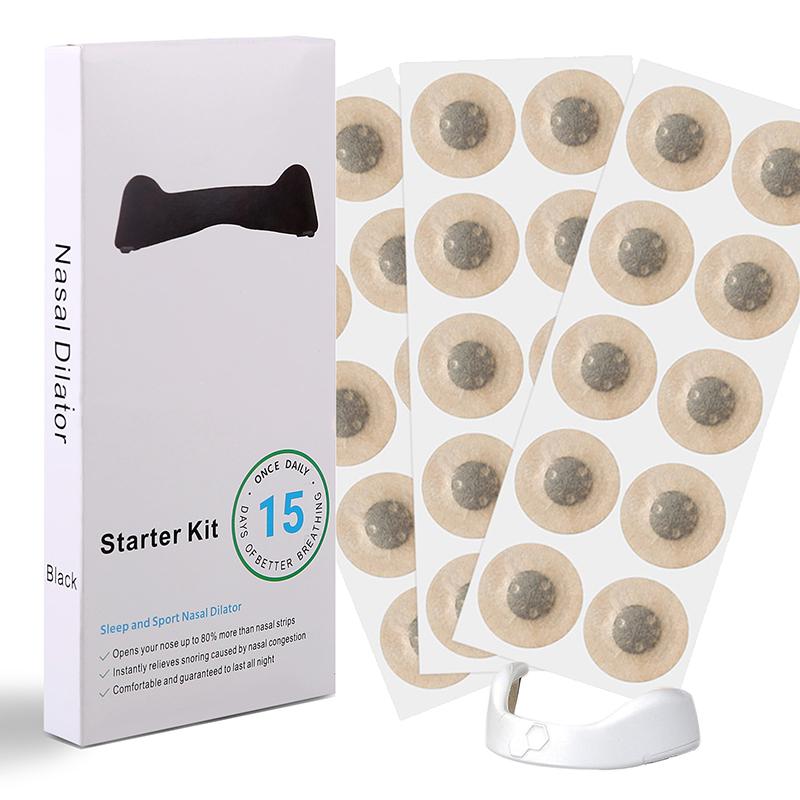 Носовые дыхательные дилататоры Магнитный стартовый набор Остановите храп Назальные полоски Увеличьте поступление воздуха Улучшите качество сна Уменьшите храп