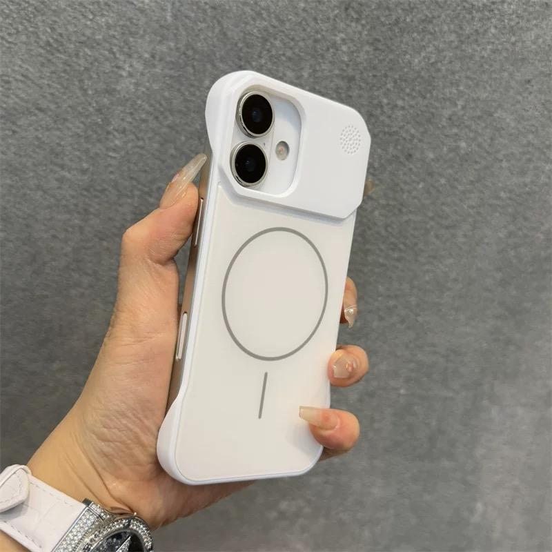 Fragrance AG Frosted Frameless For Magsafe Magnetic Hard Case For iPhone 16 15 14 Plus 13 12 Mini 11 Pro Max Wireless Charging