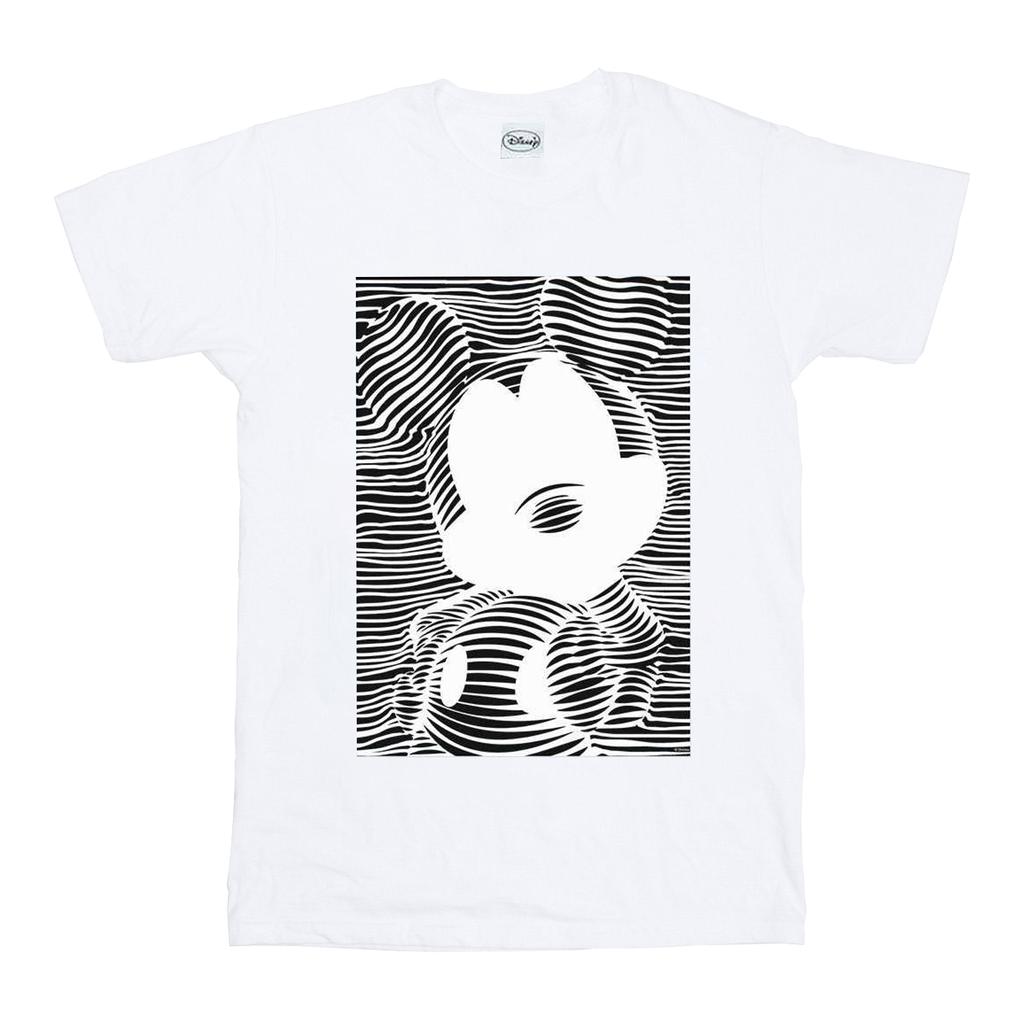 Disney Mens Mickey Mouse Lines T-Shirt