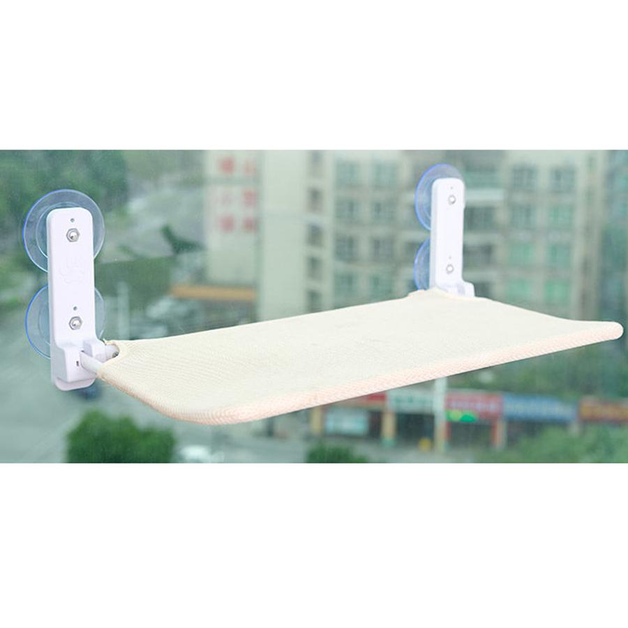 Не требующий сборки складной кошачий гамак, плюшевый сетчатый кошачий настенный гамак на присосках, платформа для прыжков