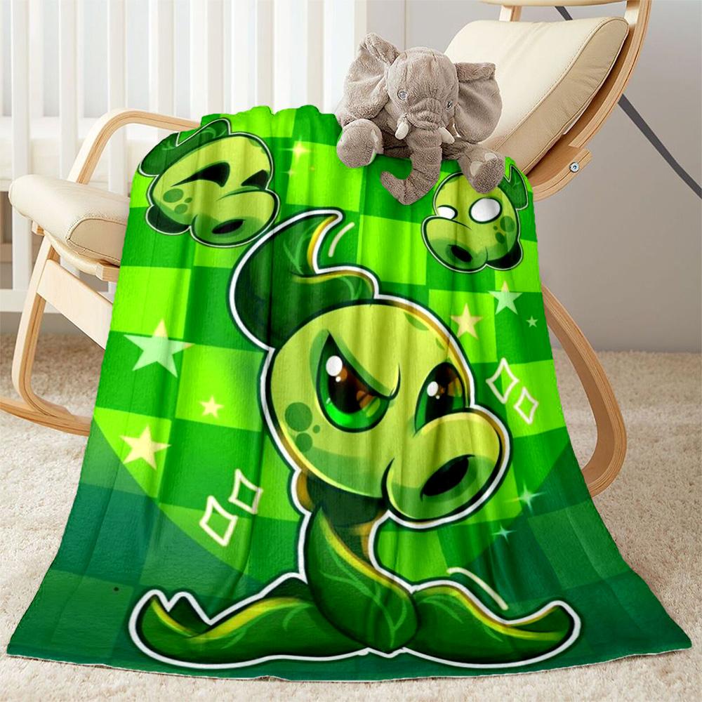 Plants vs. Zombies blankets Suitable for sofas, travel, living rooms also a good gift for friends and family Suitable for all seasons.