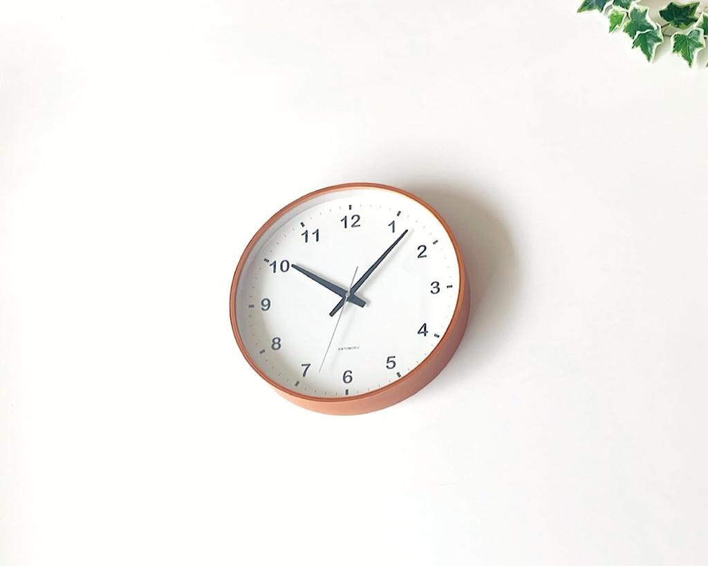 Часы настенные из фанеры KATOMOKU светло-коричневые настенные часы с непрерывной секундной стрелкой диаметр радио km-36LRCS 30,4 см (Часы СКП)