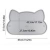 Silicone Pet Bowl Mat Anti Overflow Cat Placemat Portable Dog Drinking Pad  Pet Supplies