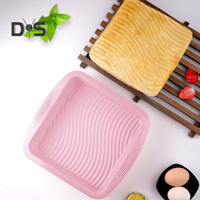 Силиконовая форма для торта с антипригарным покрытием, квадратная термостойкая, легко моющаяся форма для выпечки, поставка хлеба
