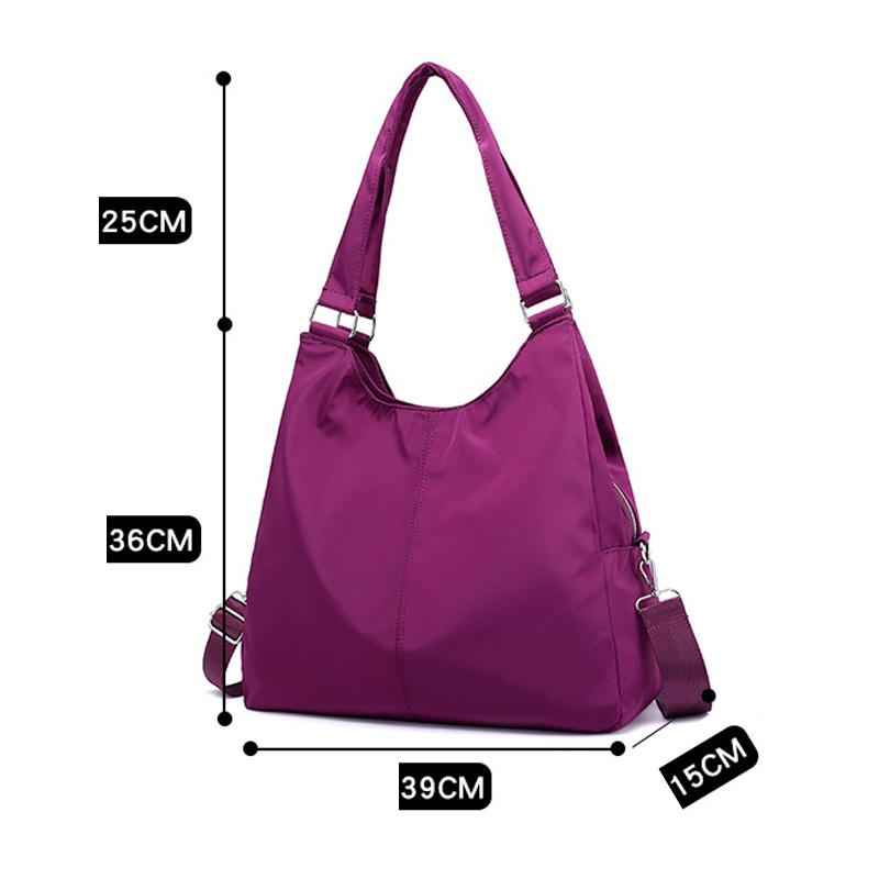 2024 New Casual Women Handbag Waterproof Nylon Shoulder Bag Fashion Design Good Quality Wear-resistant Big Tote Messenger Bags