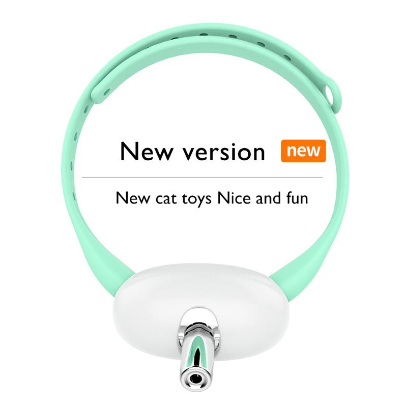 Eco-Friendly Smart Laser Cat Teaser Collar Independent Plastic Cat Chew Toy 55g Color Box RUAYIRUA Pet Supplies