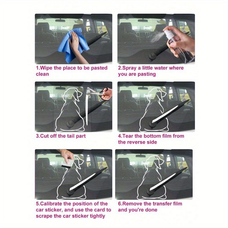 Dog Pattern Car Sticker