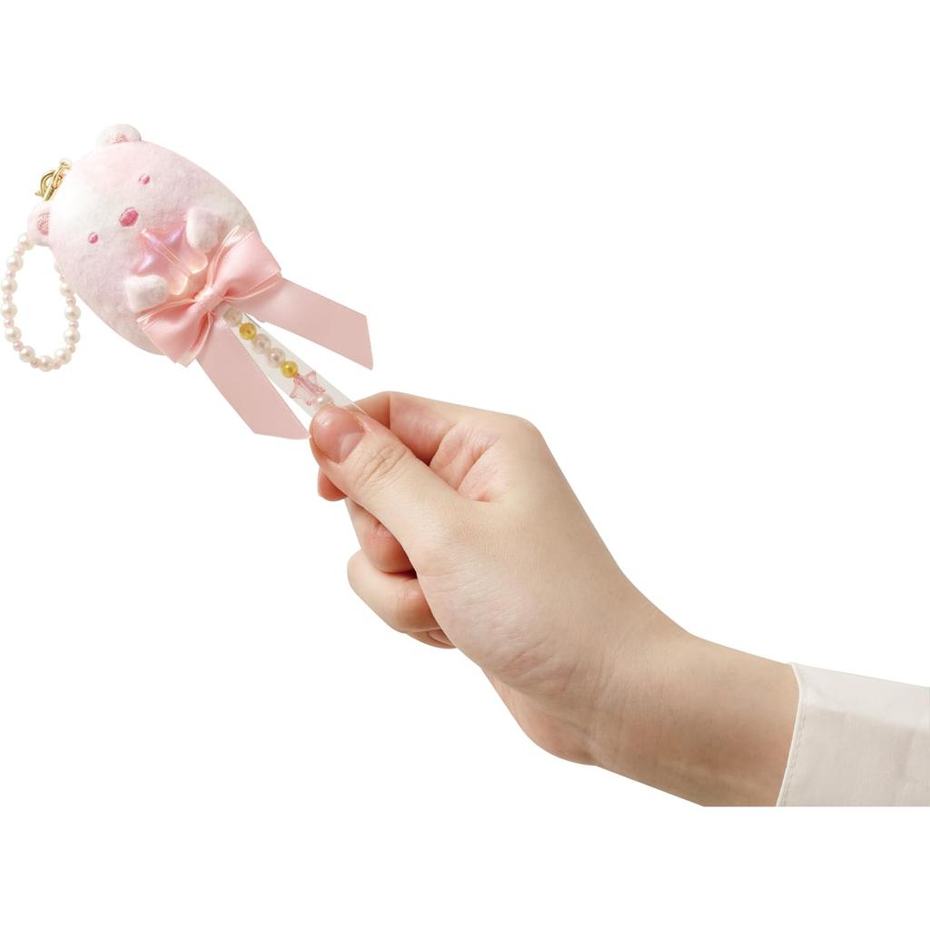 MO71301 Sumikko Gurashi Sumikko Magic Salon for Sleepless Nights Magic Stick Hanging Plush Polar Bear [San-X] Collection Toy,