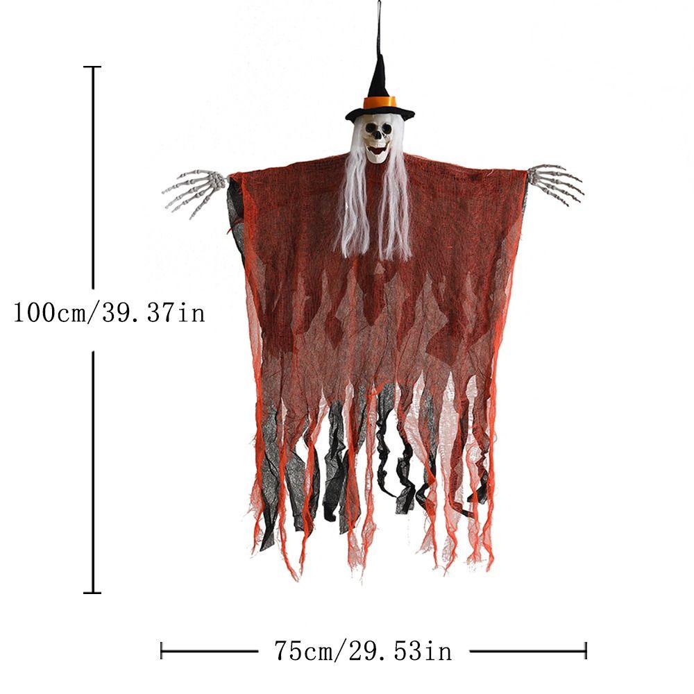 Haunted Hanging Ghost Ornaments With Hood Halloween Hanging Pendant  Trick Or Treat