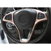 ABS Rose Gold Steering Wheel Frame Cover Trim 1X For Benz E-Class W213 2016-2018