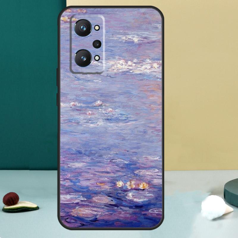 Клод Моне Сад Мост с Лотосами Для Realme GT 6T 5 6 GT 7 Pro C67 C75 C61 C55 C53 C51 C21Y C25S 10 11 12 13 14 Pro Plus Чехол