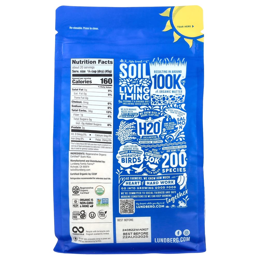California Sushi Rice 907g (32oz)
