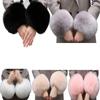 Soft Arm Warmers Hand Wrist Warmer Cuff Windproof Gloves Winter Sleeves Women Plush Cuff Oversleeve