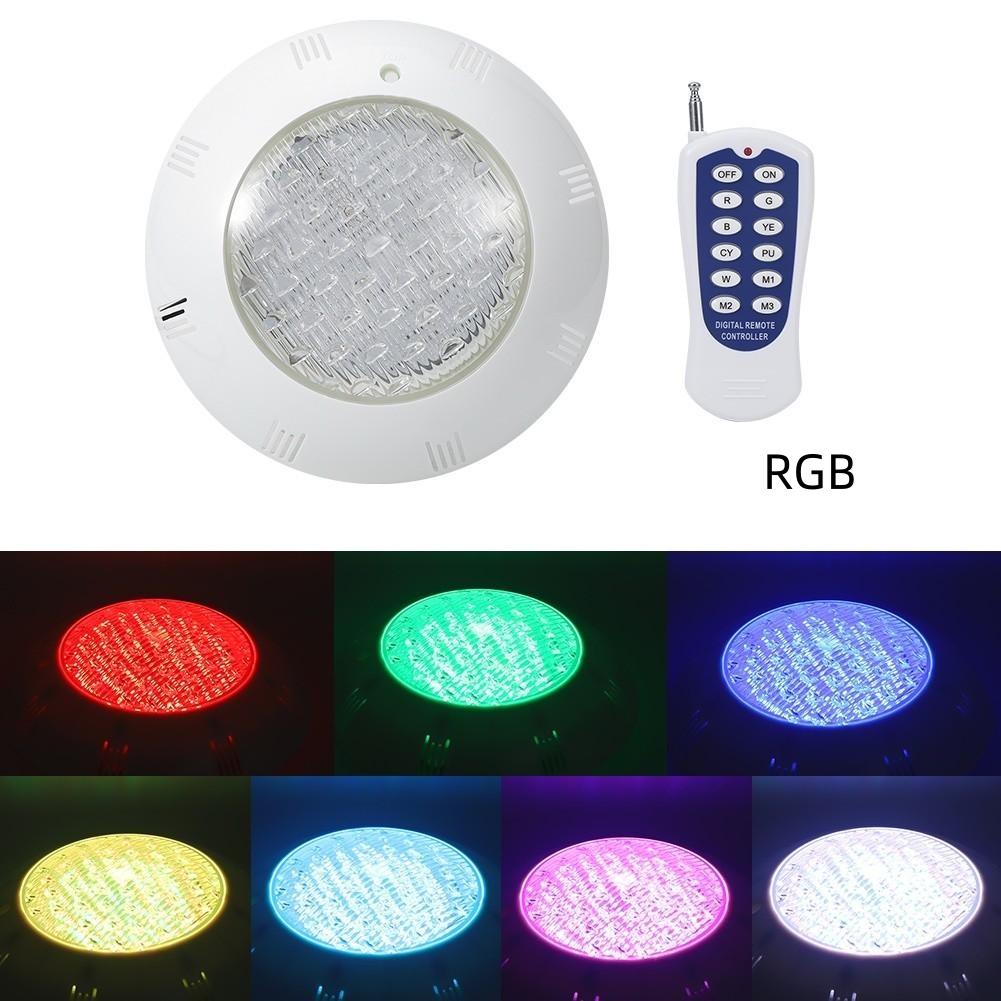 15 Вт AC12 В Светодиодная Белый Свет/RGB IP68 Водонепроницаемая Подводная Лампа Оборудование для Освещения Бассейна RGB