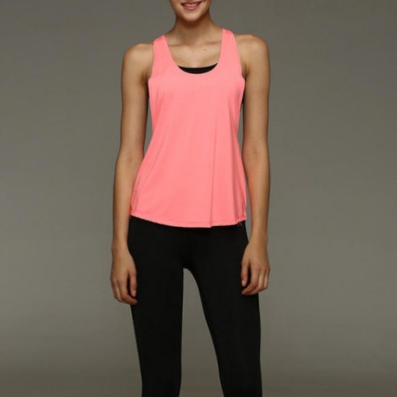 Summer Sports Smock Women's Fitness Sports Vest Running Sports Slim Sleeveless Quick Drying Vest