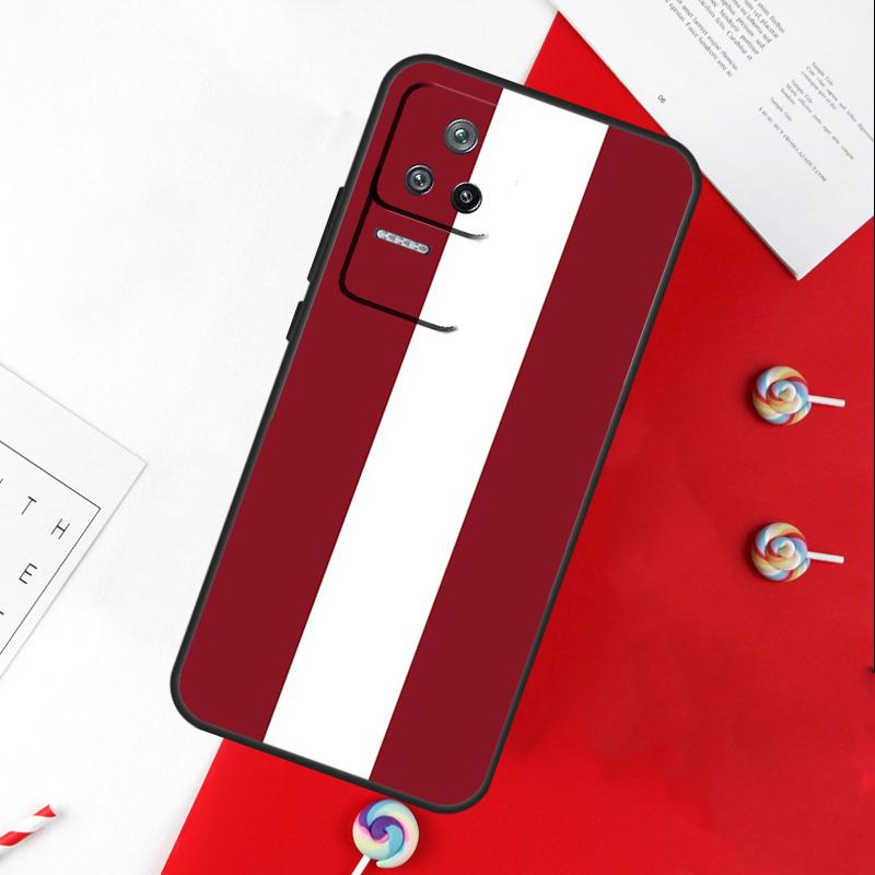 Чехол с флагом Латвии для Xiaomi 14 Ultra 15 13 11T 12T 13T 14T Pro POCO X7 Pro X3 X5 X6 M6 F5 F6 Pro
