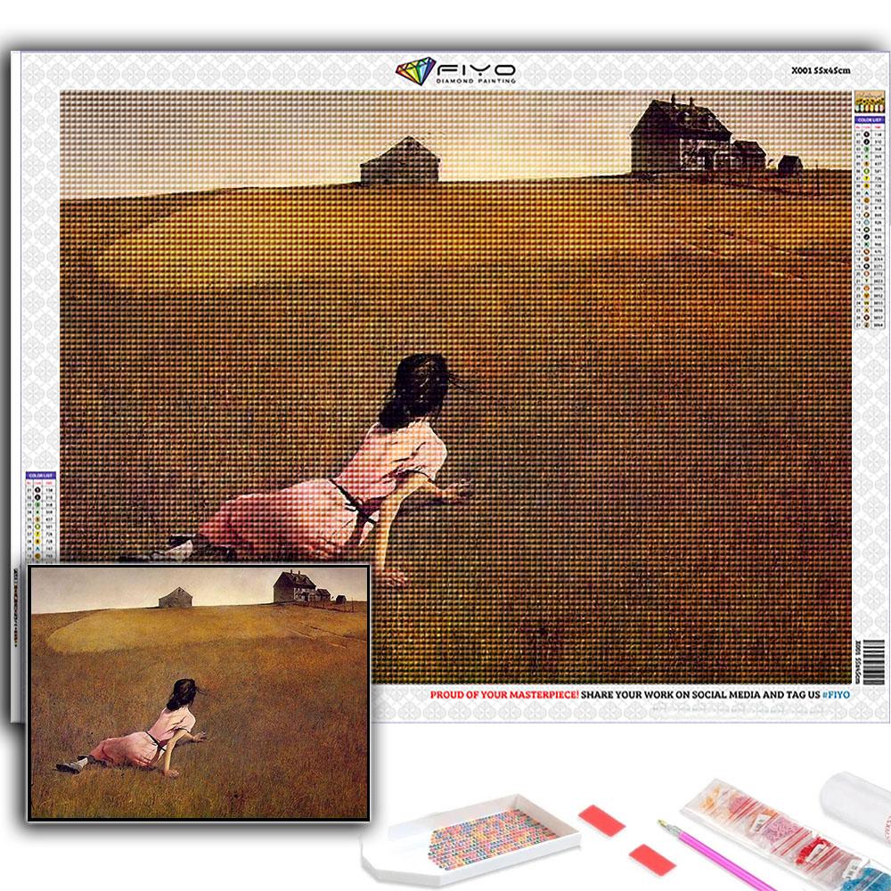 Набор для вышивки крестом DIY Алмазная вышивка Мир Шедевр Алмазная картина Домашний декор