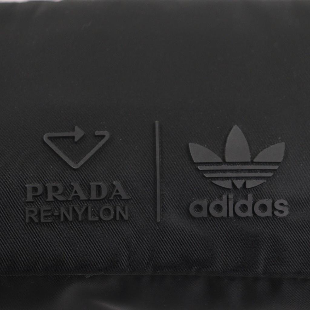 Excellent PRADA adidas Sling bag RE-NYLON triangle logo black Nylon mens 2VL034 Used