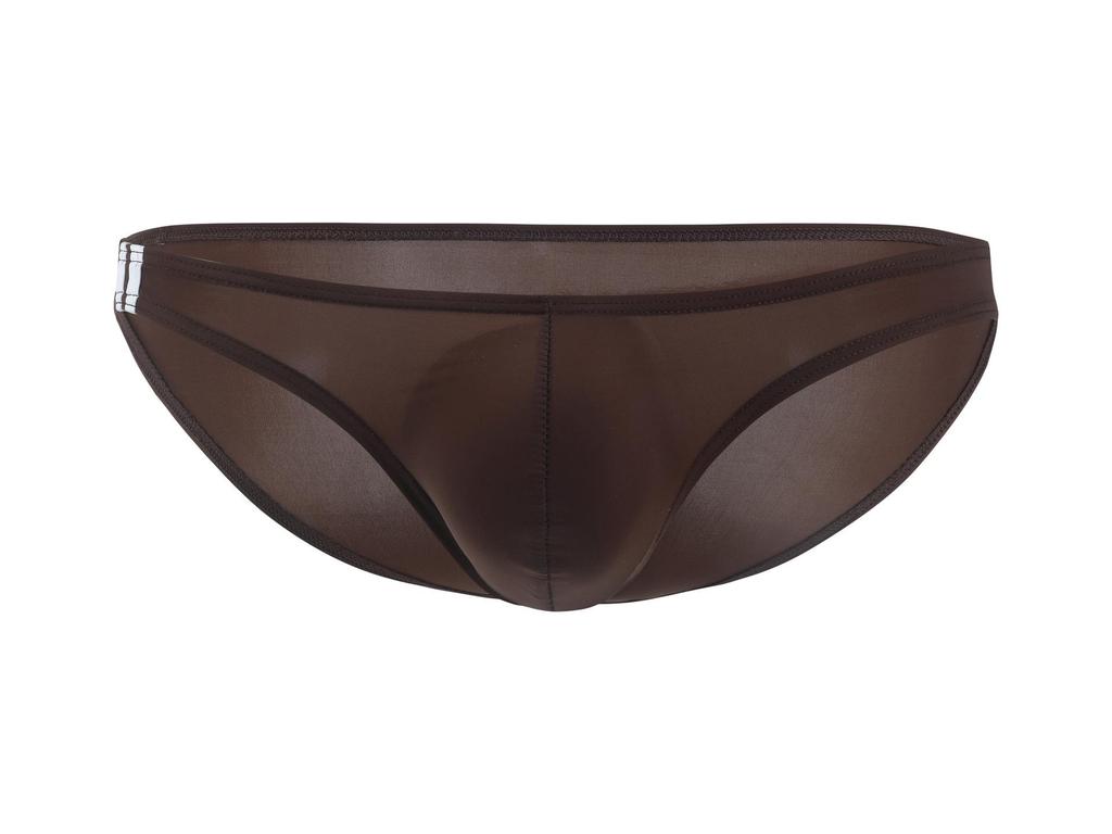 Тонкие трусы-слипы из ледяного шелка с низкой посадкой для мужчин E043