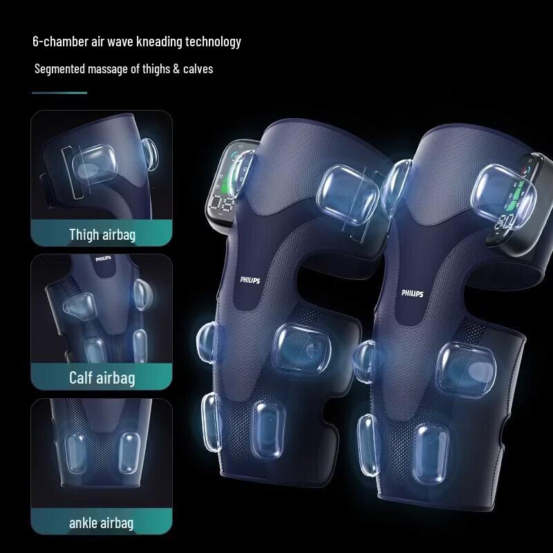 Philips Подогреваемый массажер для коленей, штекер CN (адаптер в комплекте)