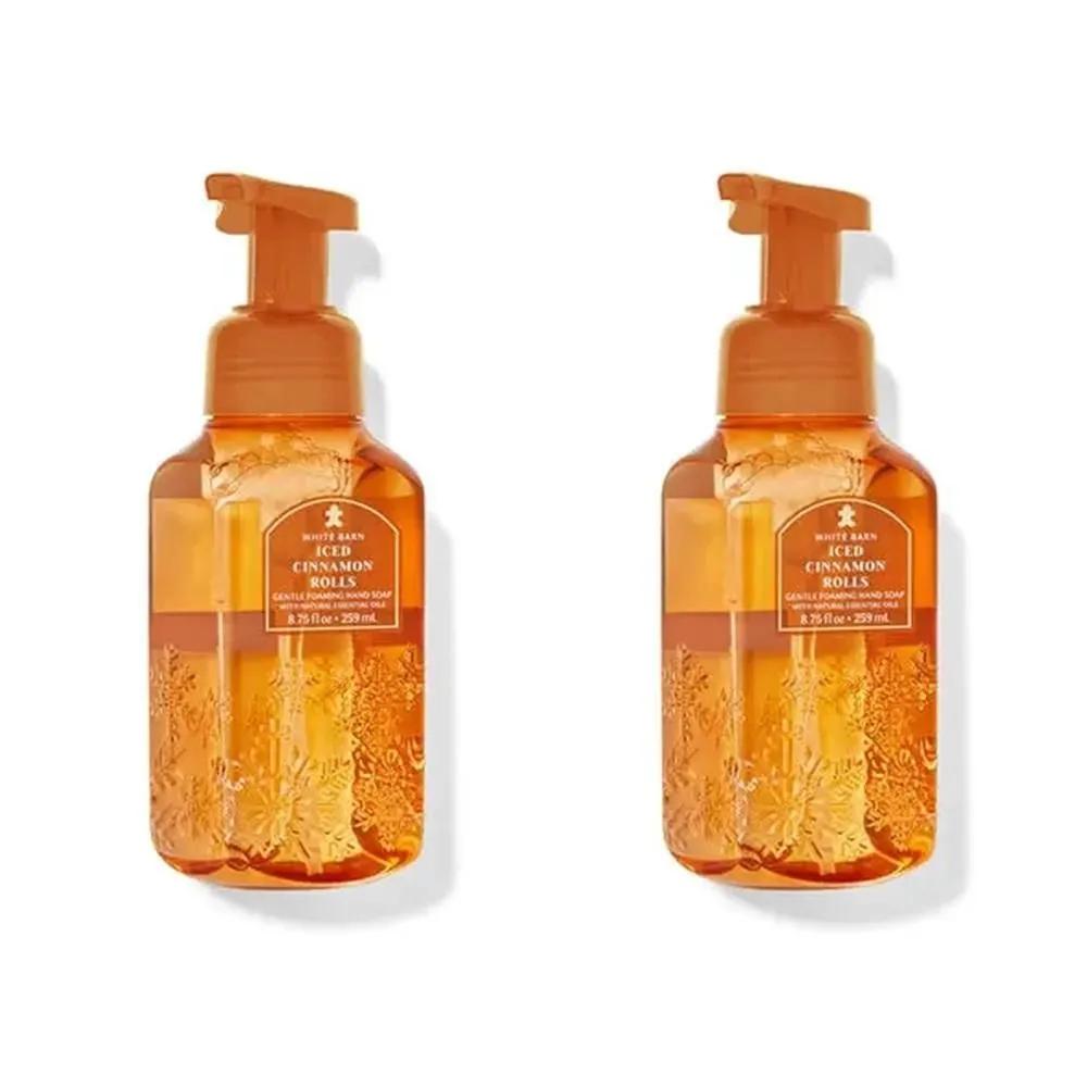 BBW Bath & Body Works 259 мл 2 шт. ICED CINNAMON ROLLS Нежное пенящееся средство для мытья рук