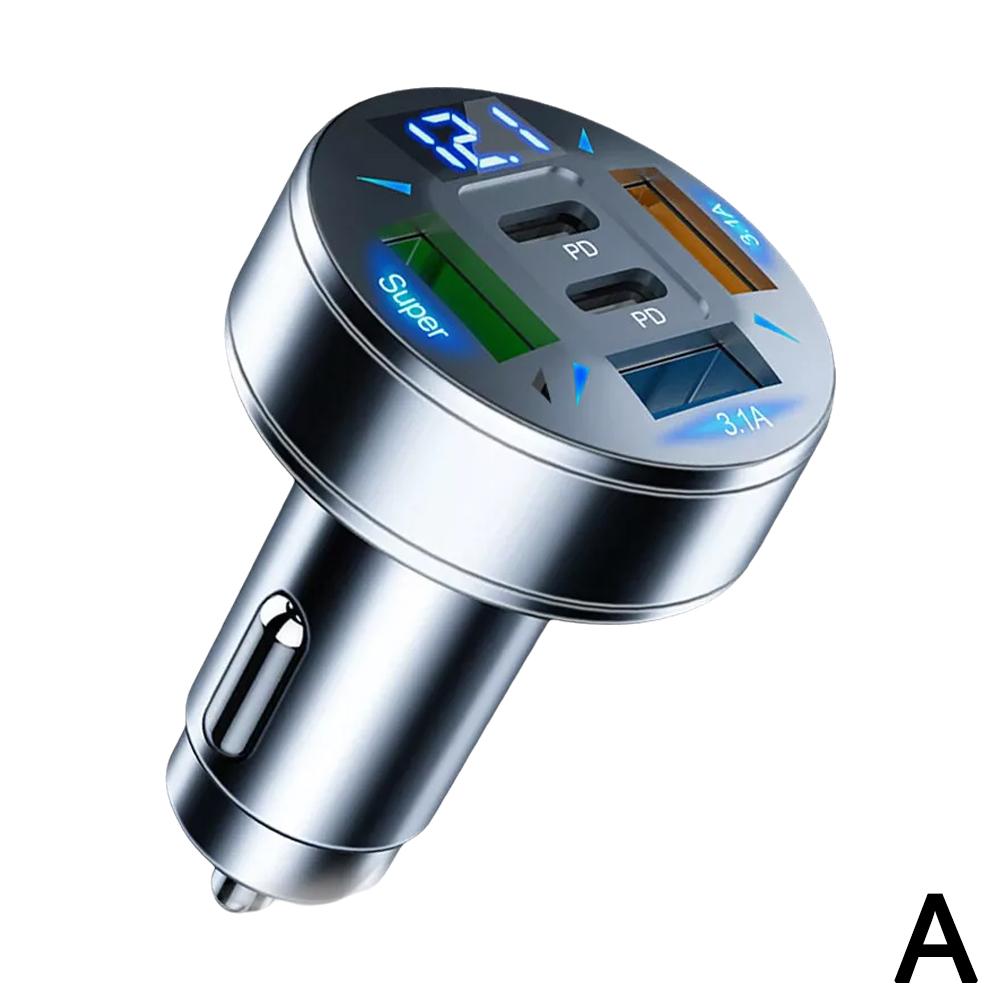 250 Вт несколько портов супер быстрая зарядка автомобильное зарядное устройство цифровой дисплей PD QC3.0 3A 2C автомобильное зарядное устройство для iPhone L8C6