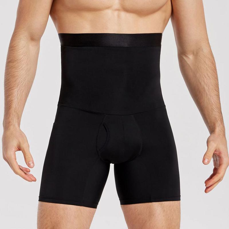 Men Tummy Control Shorts Body Shaper Compression High Waist Trainer Belly Tummy Control Slimming Shapewear Boxer Underwear Fajas 5