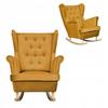 Diana Rocking Chair Scandinavian Family Furniture Golden Gold