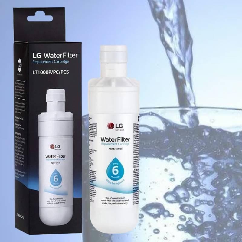 Lt1000p Водяной фильтр для холодильника Высокая емкость 200 галлонов Белый очиститель