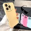 Роскошный Матовый Мягкий Силиконовый TPU Чехол для iPhone 16 15 14 Plus   11 Pro Max Простой Однотонный Резиновый Конфетный Цвет Ударопрочный Чехол