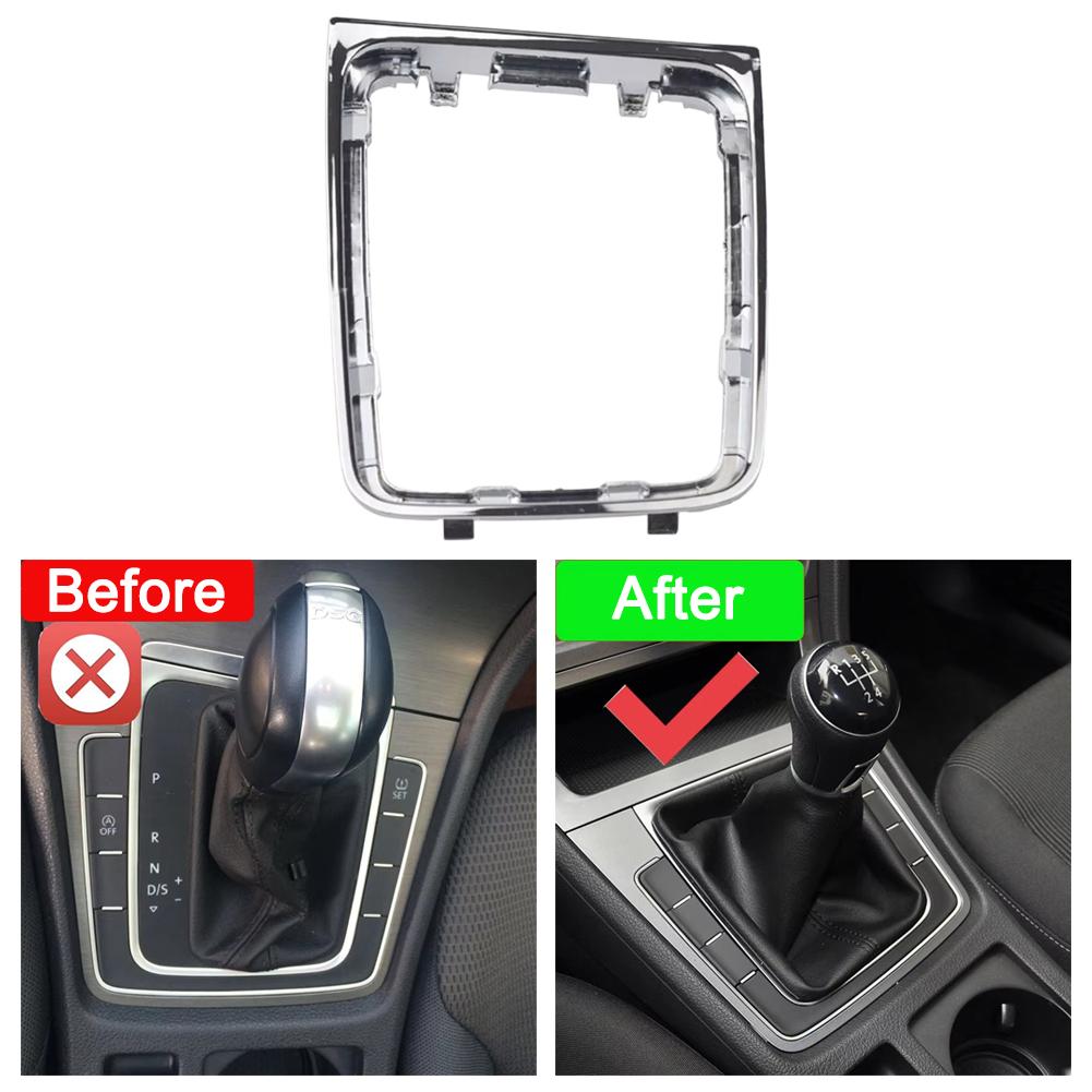 Original Gear Shift Knob Frame for VW Left Driving Manual 7 7.5 R Gear Shift Knob Lever 5GG713203A