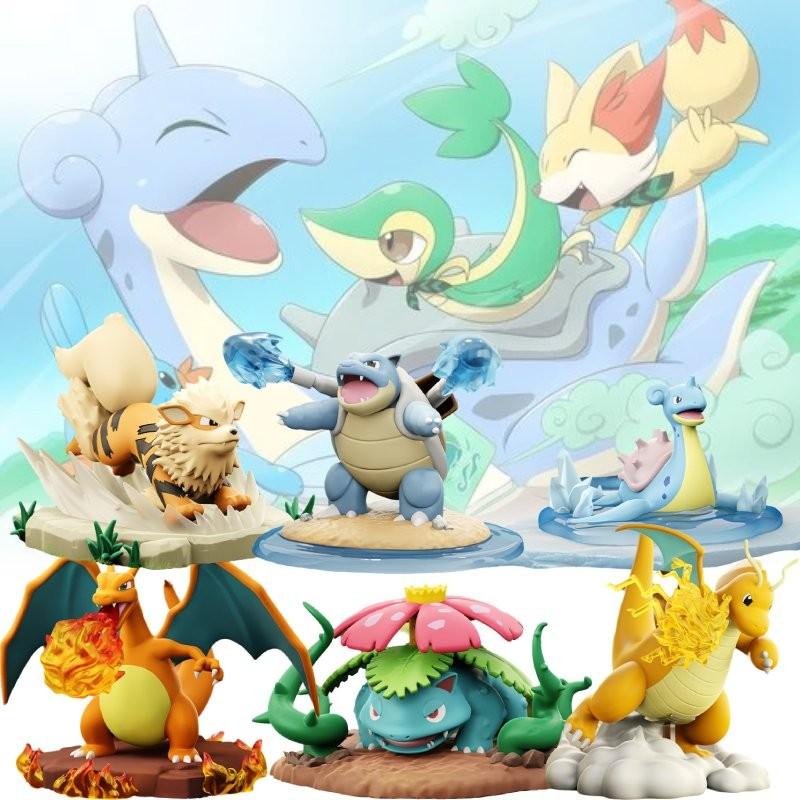 Бластойз Чаризард Венузавр Арканайн Лапрас Драгонайт Игрушка Модель Подарок