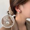 Korean Double-Sided Pearl Stud Earrings: New 2025 Trendy, Versatile, High-End Women's Fashion