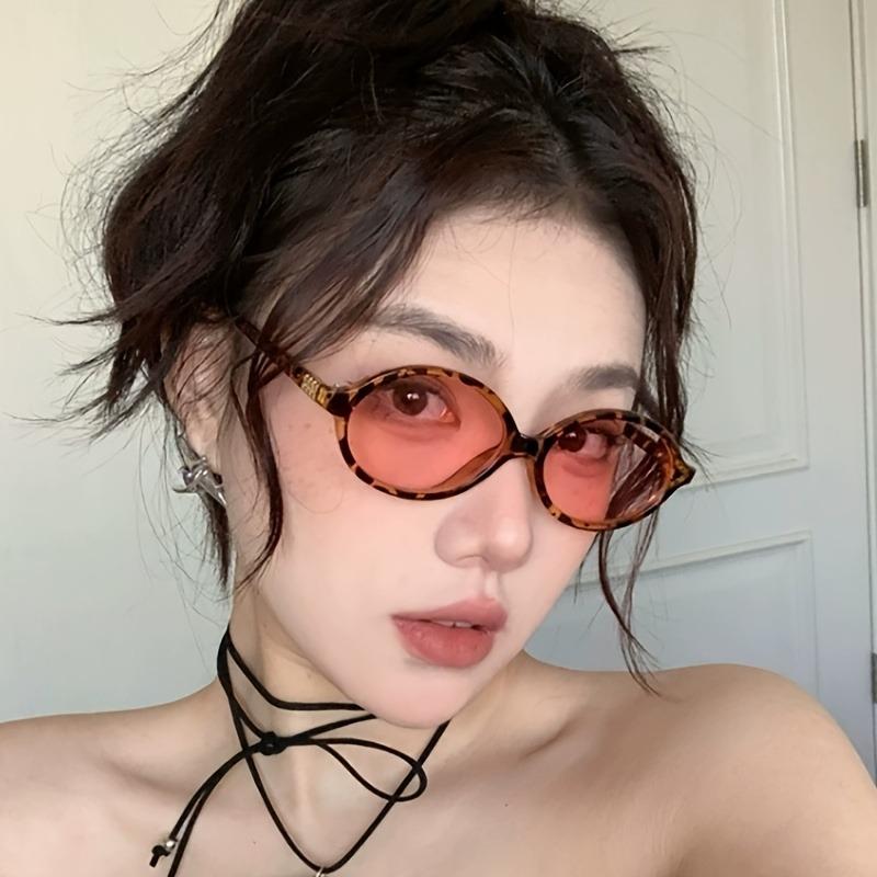 Стиль Y2K Овальная оправа Полная оправа ПК Поликарбонатные очки Анти-синий свет Простые для мужчин женщин Ежедневные Повседневные Офисные