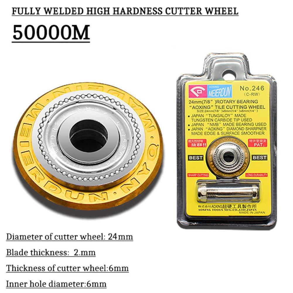 Alloy Carbide Tile Cutter Wheel With Bolt Lock Nut 22MM Ceramic Tile Cutter Manual Tile Cutter Blade Manual Tile Cutting Machine