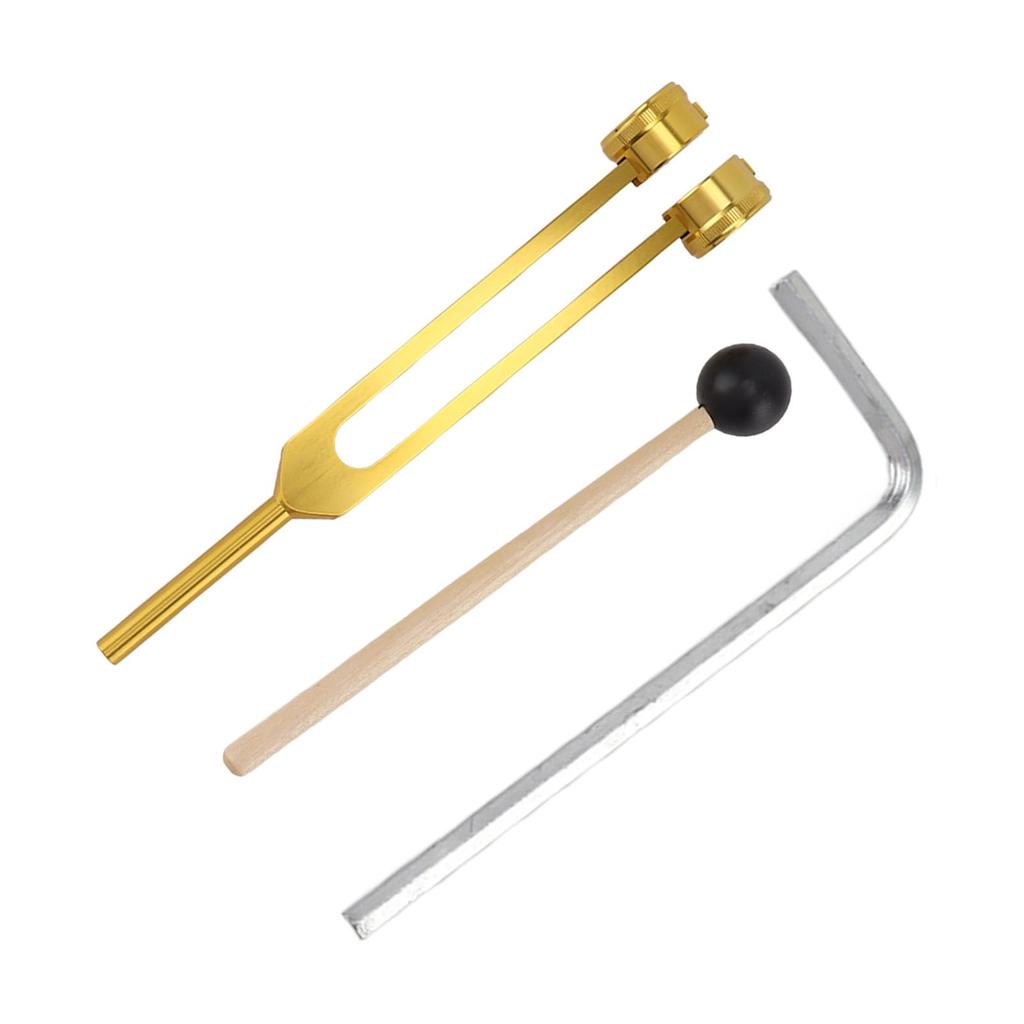 Камертон, 128 Гц, тюнер с молоточком, басовый тюнер, кристальный тюнер для йоги, чакр, звуковой терапии, рефлексологии и многого другого