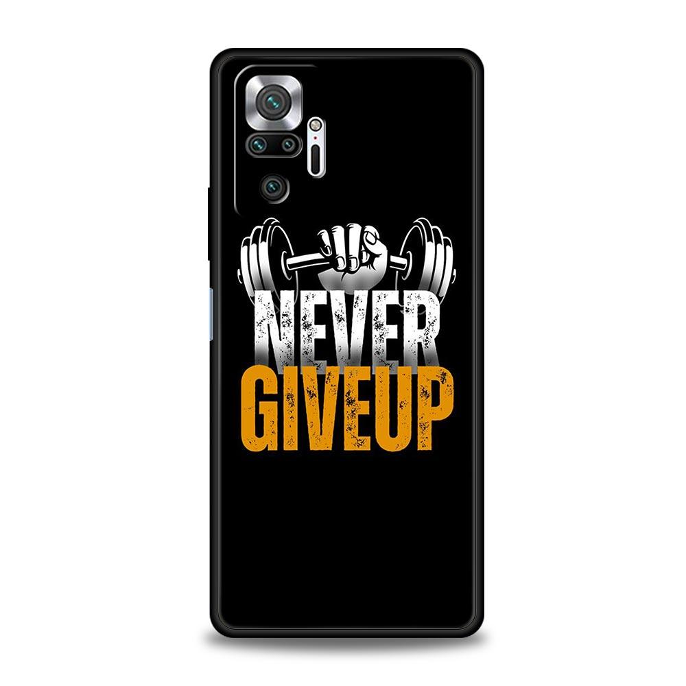 Чехол для телефона для Xiaomi Redmi Note 14 13 12 5G 11 10 Pro Plus 4G 9S 9 14C 13C 12C 10C 9C 9A Мягкий чехол Тренажерный зал Фитнес Бодибилдинг