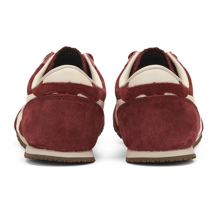 ONITSUKA TIGER Machu Racer Износостойкие Низкие Повседневные Кроссовки Унисекс Бордовые Кроссовки 1183C535-600