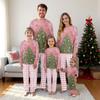Christmas Prints Family Matching Long Sleeve Tops+Pants Set Family Matching Sets