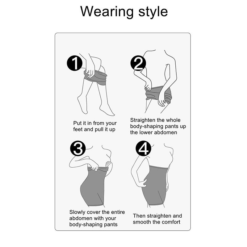 High Waist Women Tummy Control Shapewear Shorts Seamless Hip Lifting Control Panties Body Shaper Slimming Pants Postpartum Tummy Belly Belt