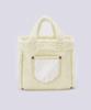 Официальная сумка-тоут SMALL TWO WAY DENIM White Sherpa [LeSportsac] TOTE/1559 Женская джинсовая/кремовая