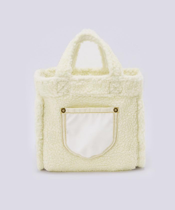 Официальная сумка-тоут SMALL TWO WAY DENIM White Sherpa [LeSportsac] TOTE/1559 Женская джинсовая/кремовая