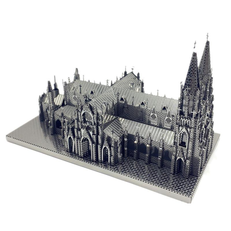 Металлическая сборка Модель St. Комплекты моделей собора Святого Патрика DIY 3D лазерная резка пазл игрушка креативные игрушки